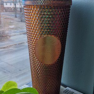 Starbucks 50th Anniversary Venti Cup - NEW, iridescent, studded cup